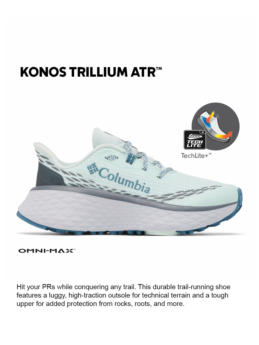 COLUMBIA OMNI-MAX KONOS TRILLIUM ATR TRAIL RUNNING SHOES
