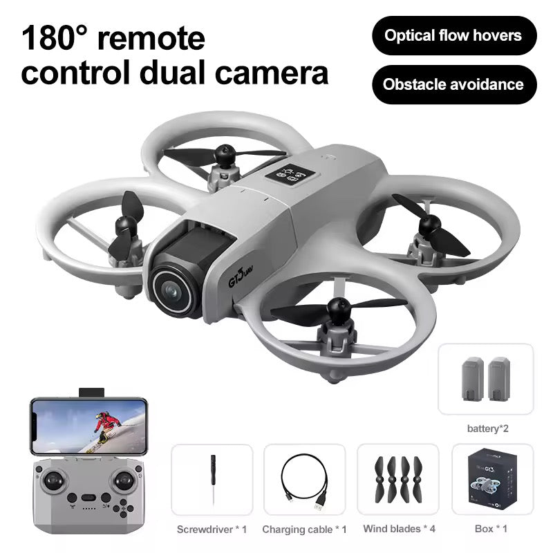GT3 Mini Aerial UAV Optical Flow Obstacle Avoidance Expert Gesture Control Aircraft Colorful Lighting Quadcopter Cross-border