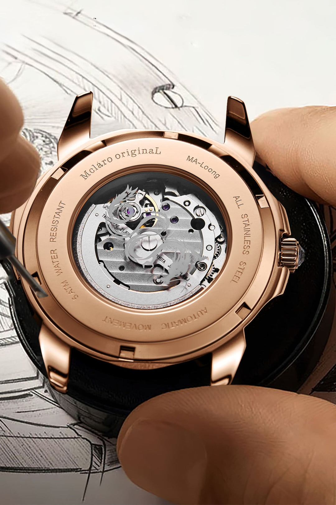 DRACONIS | GOLDEN BROWN DRAGON AUTOMATIC WATCH | A MCLARO EDITION WATCH