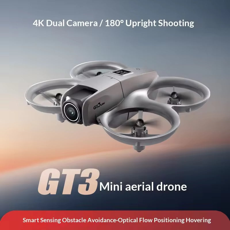 GT3 Mini Aerial UAV Optical Flow Obstacle Avoidance Expert Gesture Control Aircraft Colorful Lighting Quadcopter Cross-border