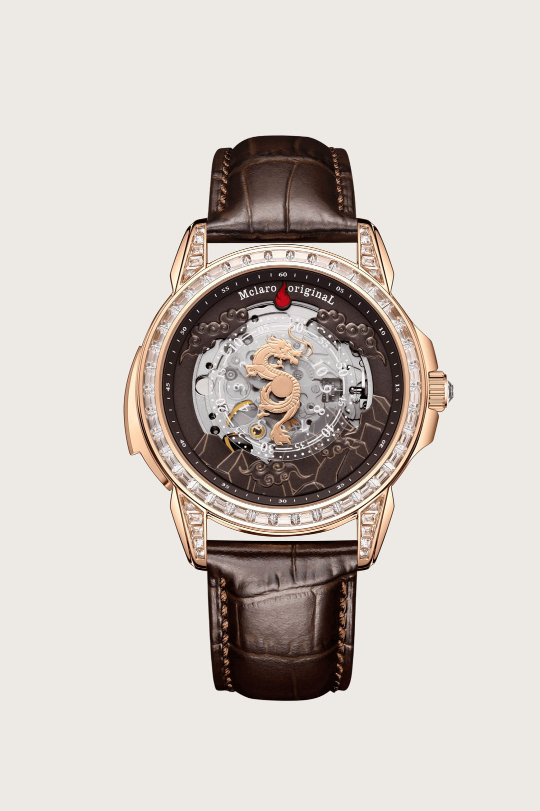 DRACONIS | GOLDEN BROWN DRAGON AUTOMATIC WATCH | A MCLARO EDITION WATCH