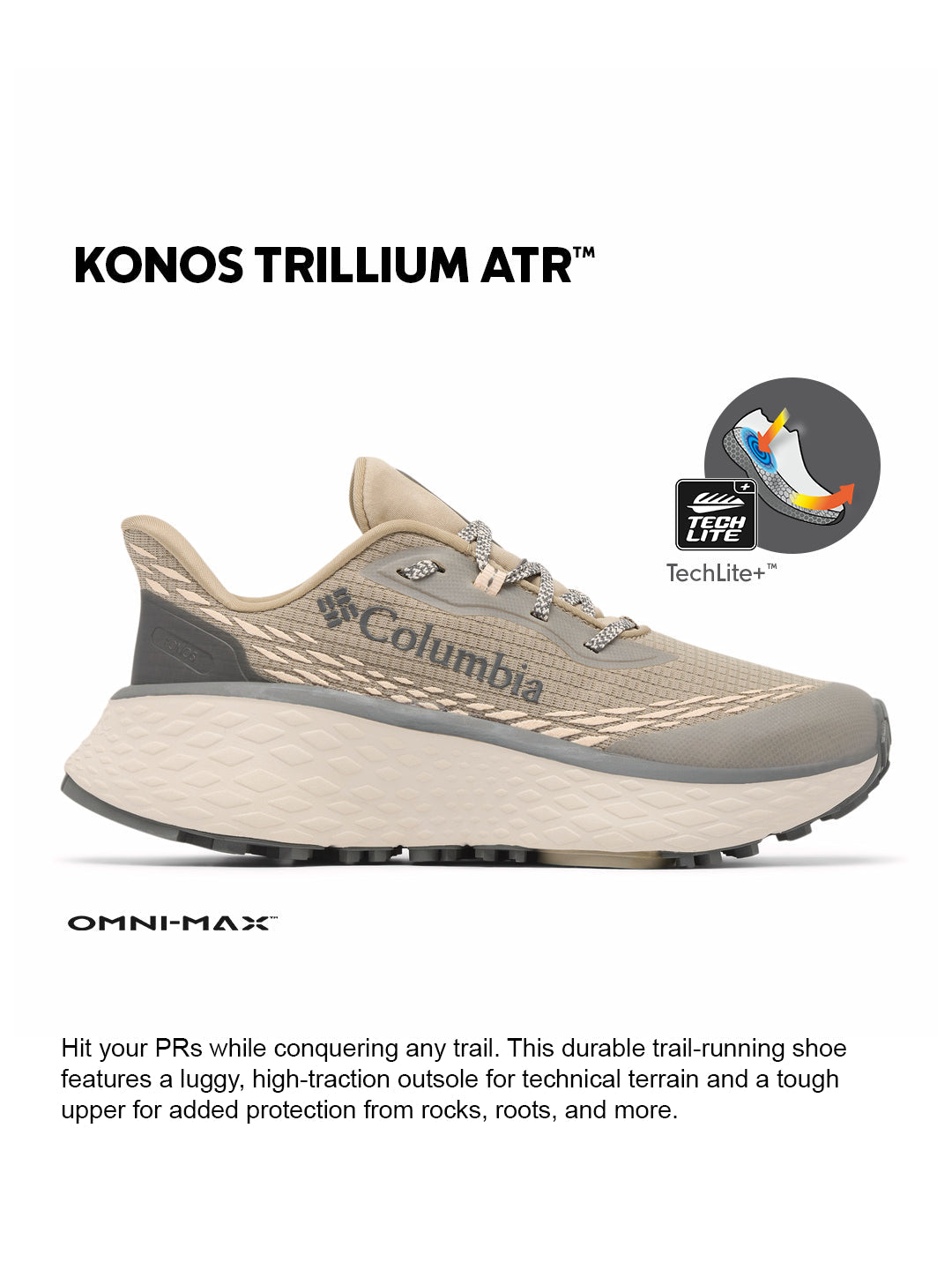 COLUMBIA OMNI-MAX KONOS TRILLIUM ATR TRAIL RUNNING SHOES