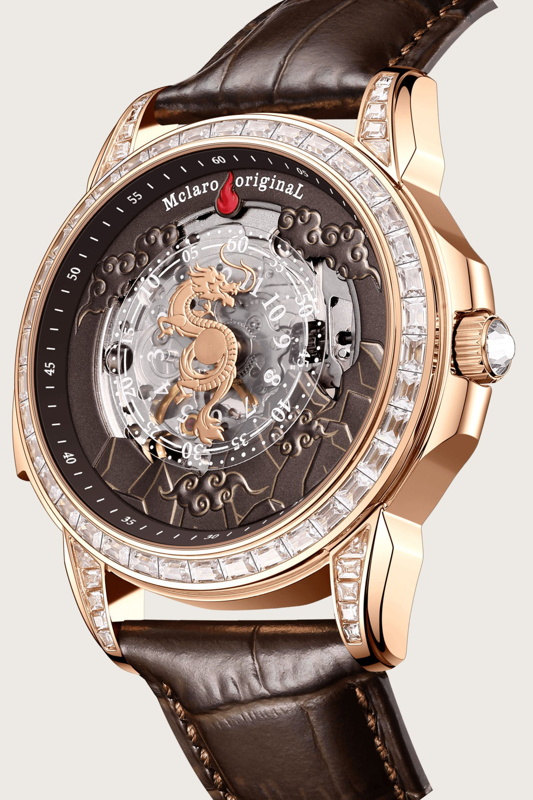 DRACONIS | GOLDEN BROWN DRAGON AUTOMATIC WATCH | A MCLARO EDITION WATCH