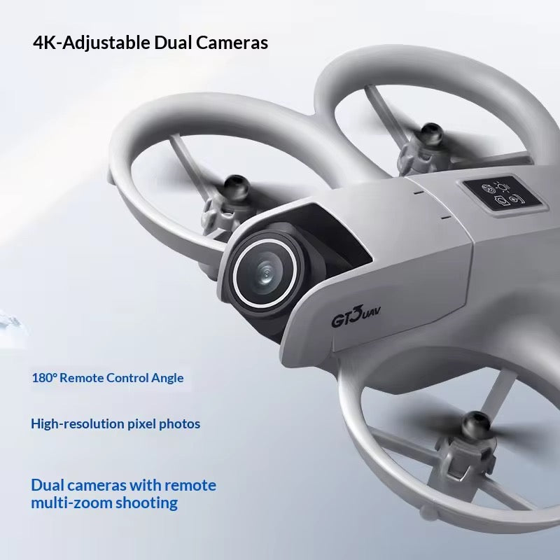 GT3 Mini Aerial UAV Optical Flow Obstacle Avoidance Expert Gesture Control Aircraft Colorful Lighting Quadcopter Cross-border
