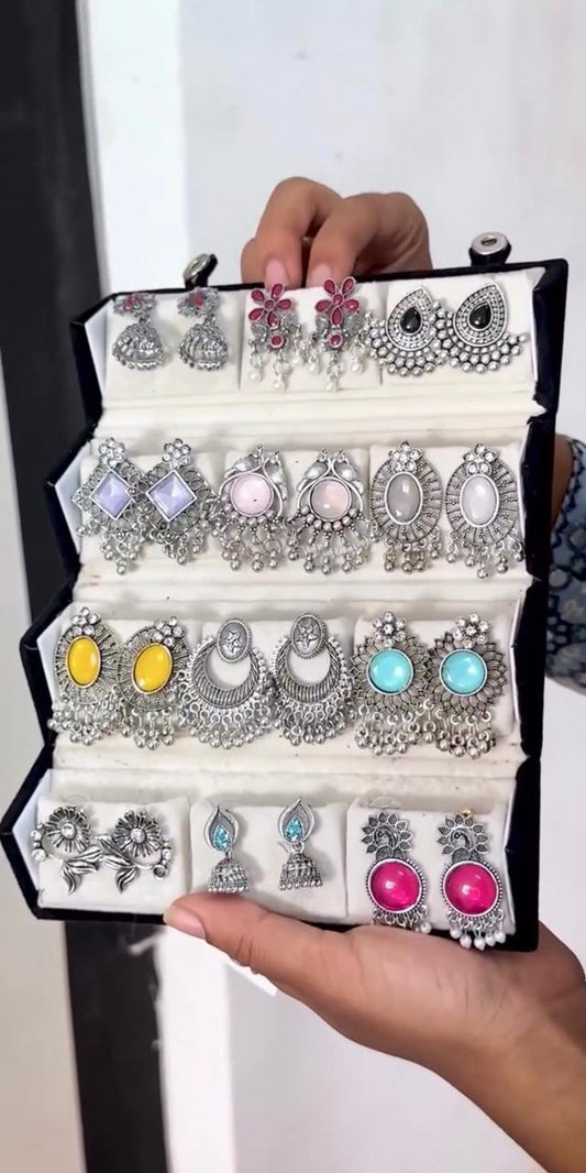 12 Earrings gift combo pack